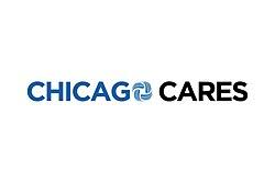 Chicago Cares logo with community focus and engagement.