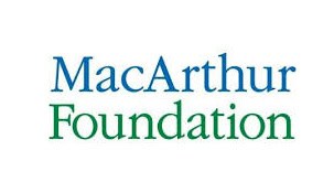 MacArthur Foundation logo representing community development initiatives.